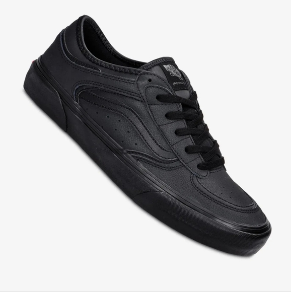 Vans Other - Vans Rowley Black/Black Men's Classic Skate Shoes Size 9.5